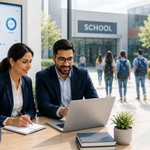 Professional education industry digital marketing consultation for schools, colleges, and educational institutions by MS Digital Sphere.